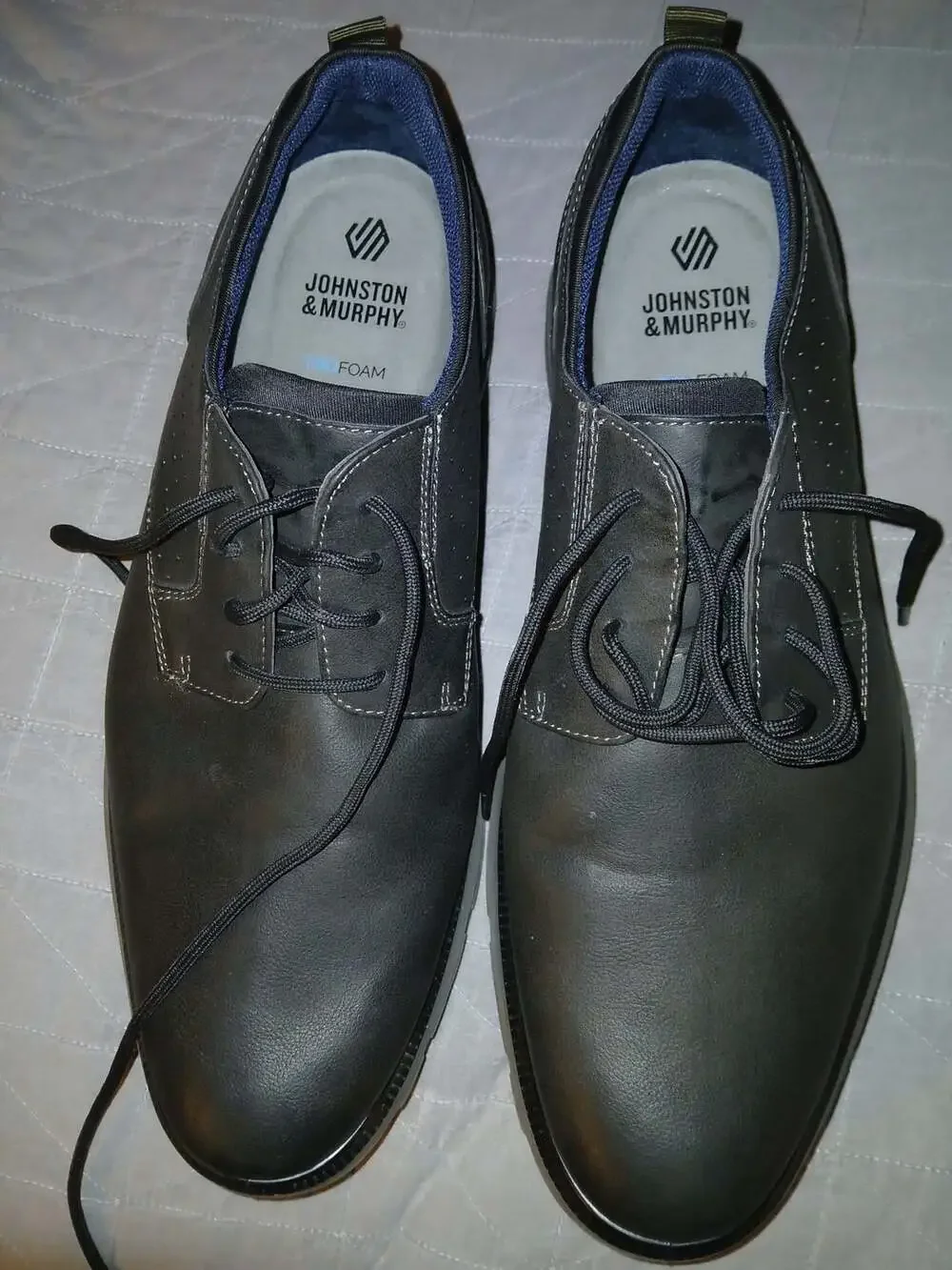 Johnston & Murphy Trufoam Oxford Shoes Black